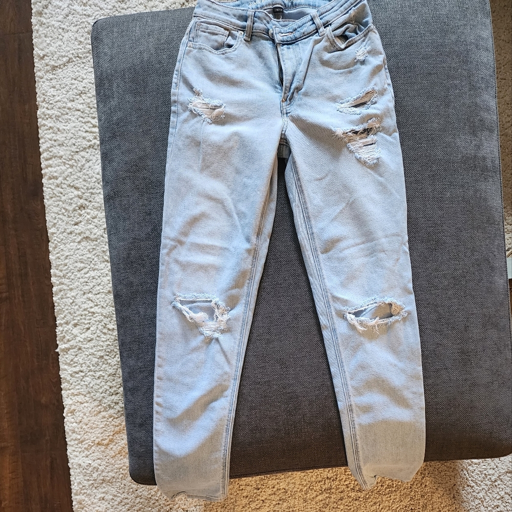 AE Highest Rise Mom Jeans